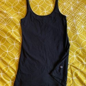 Lulu lemon black tank top.